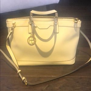 Henri Bendel medium size beige/tan shoulder bag